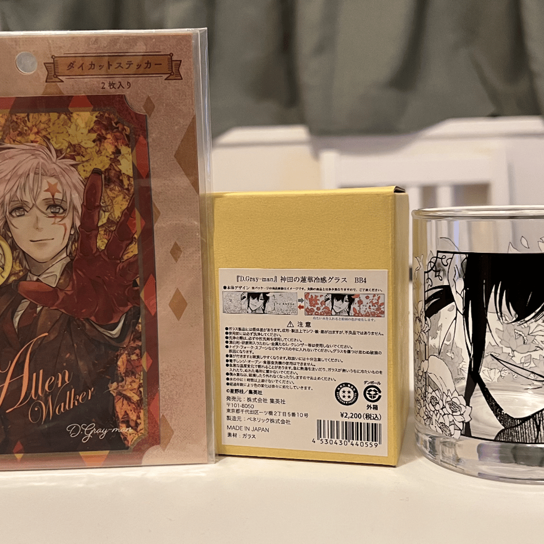 神田ユウ 蓮華冷感 グラス D.Gray-man ジャンプショップ SQフェア TV