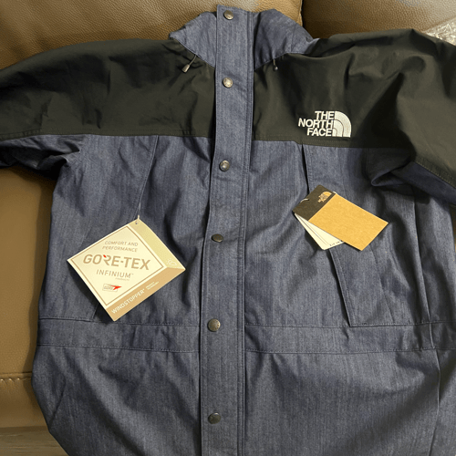 The North Face mountain denim jacket